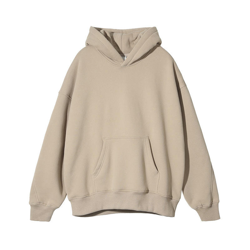 Wholesale 500gsm Unisex 100% Cotton Men’s Plaid Solid Color Sublimation Hoodies for DIY printing