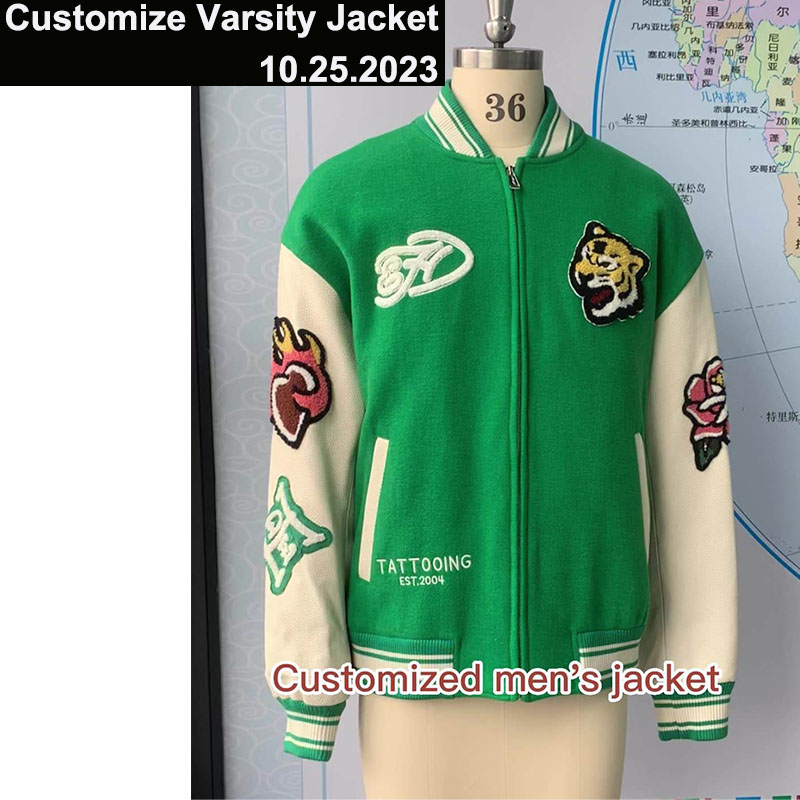 Varsity Jacket Support Custom Logo