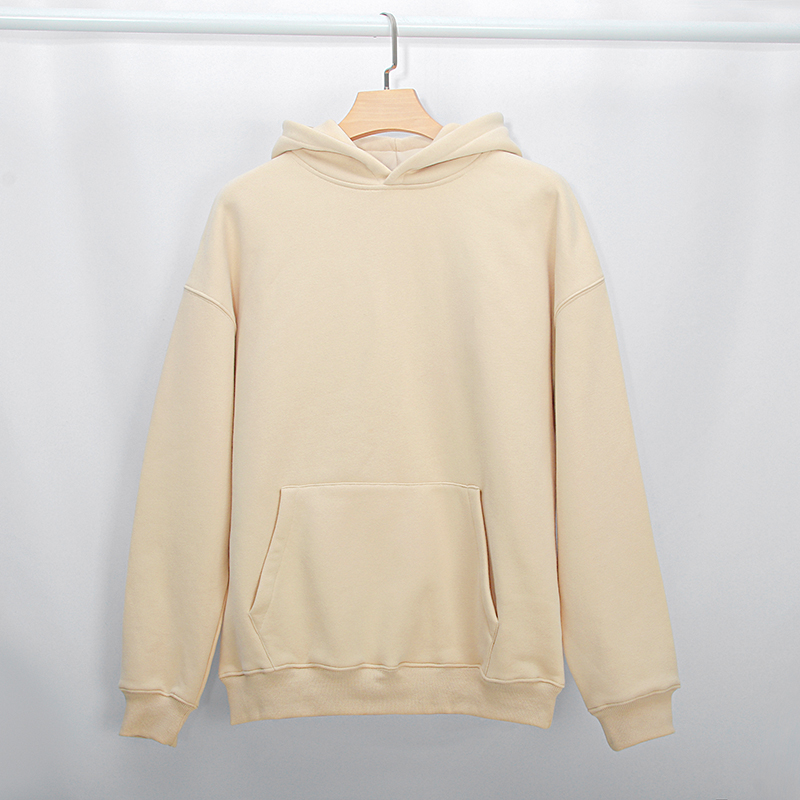 High Quality 100% Cotton Embossed Hoodie Custom Logo Oversized Hoodies