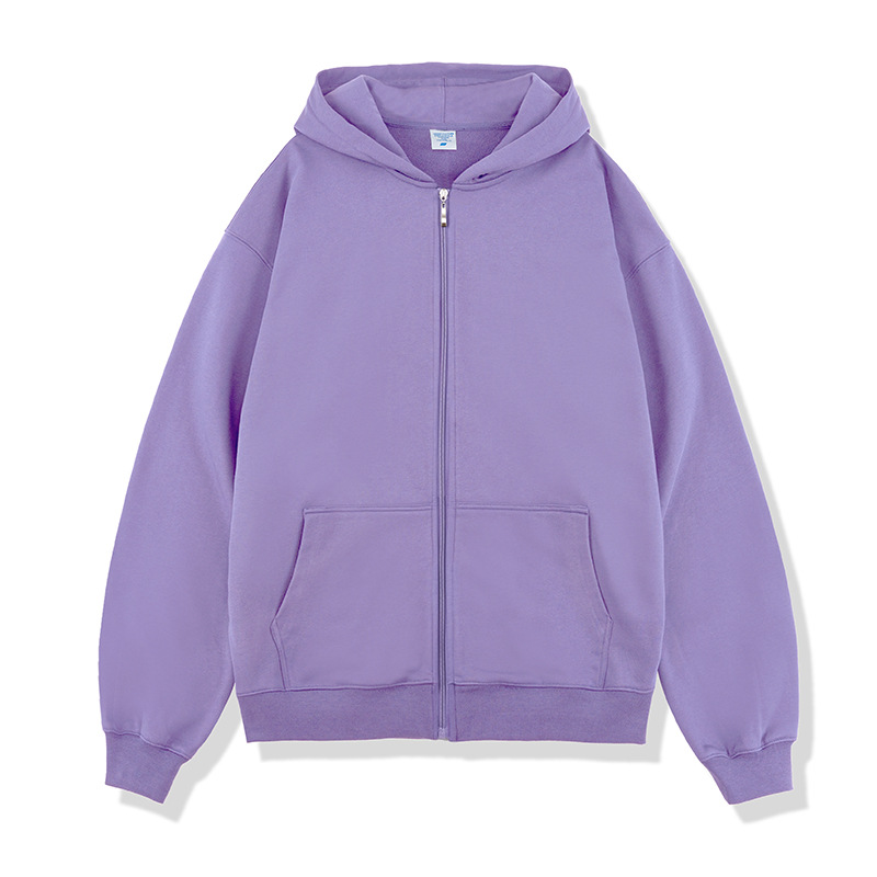 Oem Customized Over Size Women’s Men Oversize Blank Zip Up Hoodies