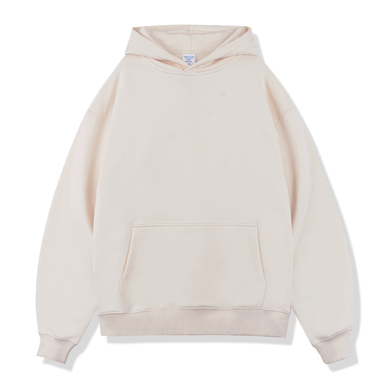 European size Custom Training Fleece French Terry Unisex Plain Blank Solid Color Hoodie