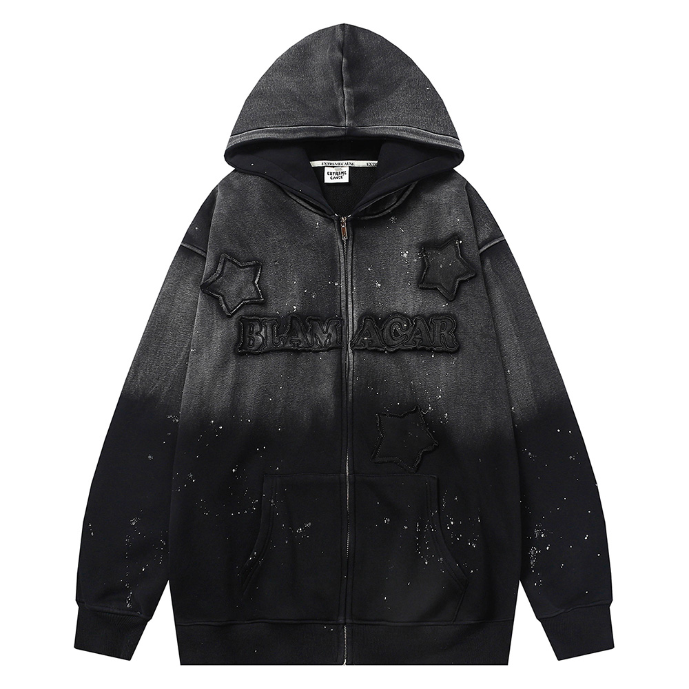 ODM Custom Fashion Acid Stone Washed Hoodies For Men’s Hoodies Oversized Hoodie