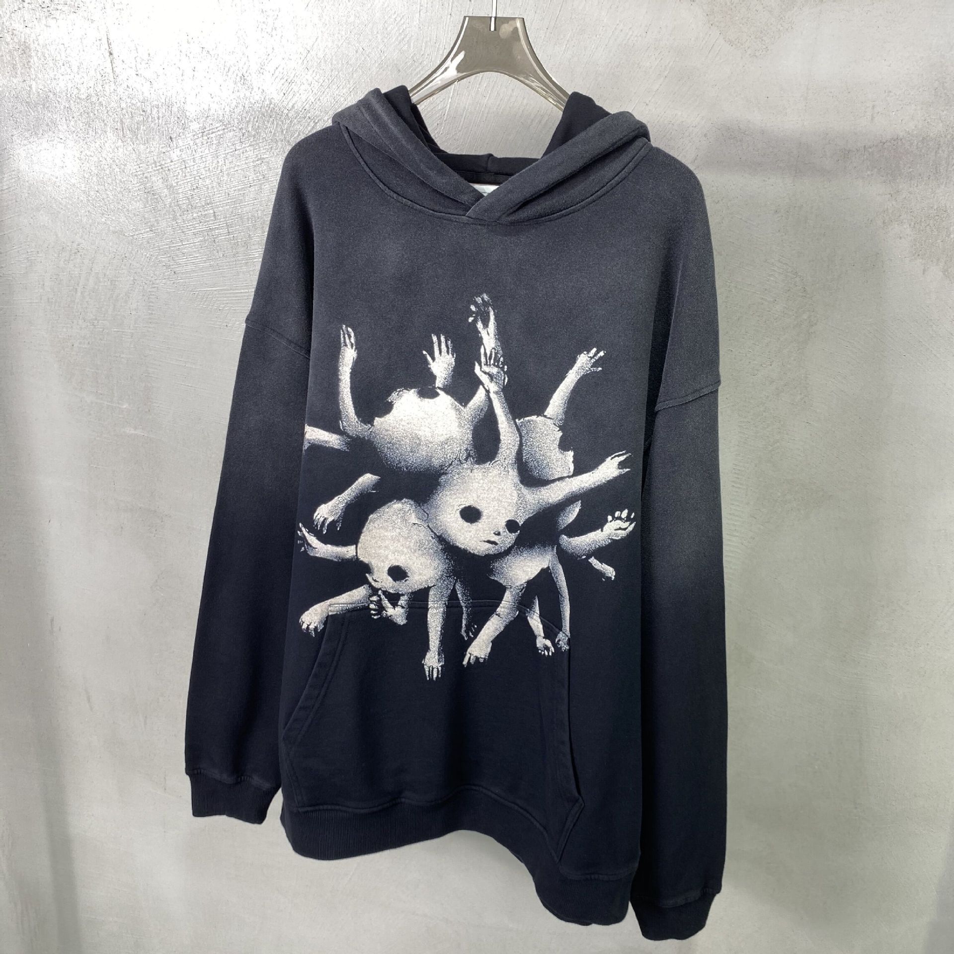 Oem Fleece Cotton Embroidery Slim Fit Pullover Hoodies Men Sublimation Hoodies